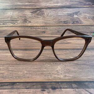 Warby Parker Barkley M899 Crystal Brown Square Large Sunglasses 53-18-142 FRAMES